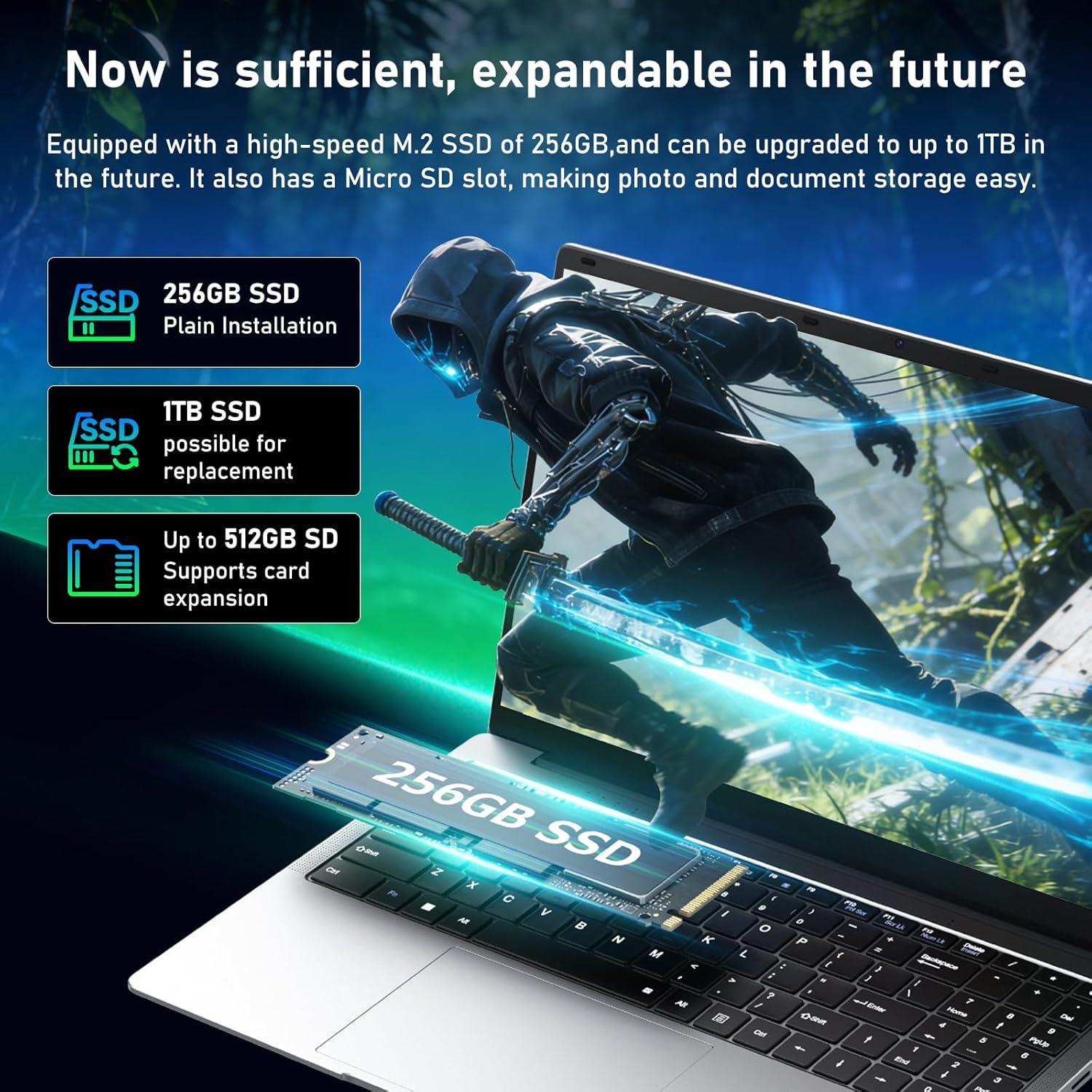 Unser Test: 15,6 Zoll FHD-Laptop mit 8GB & Office365