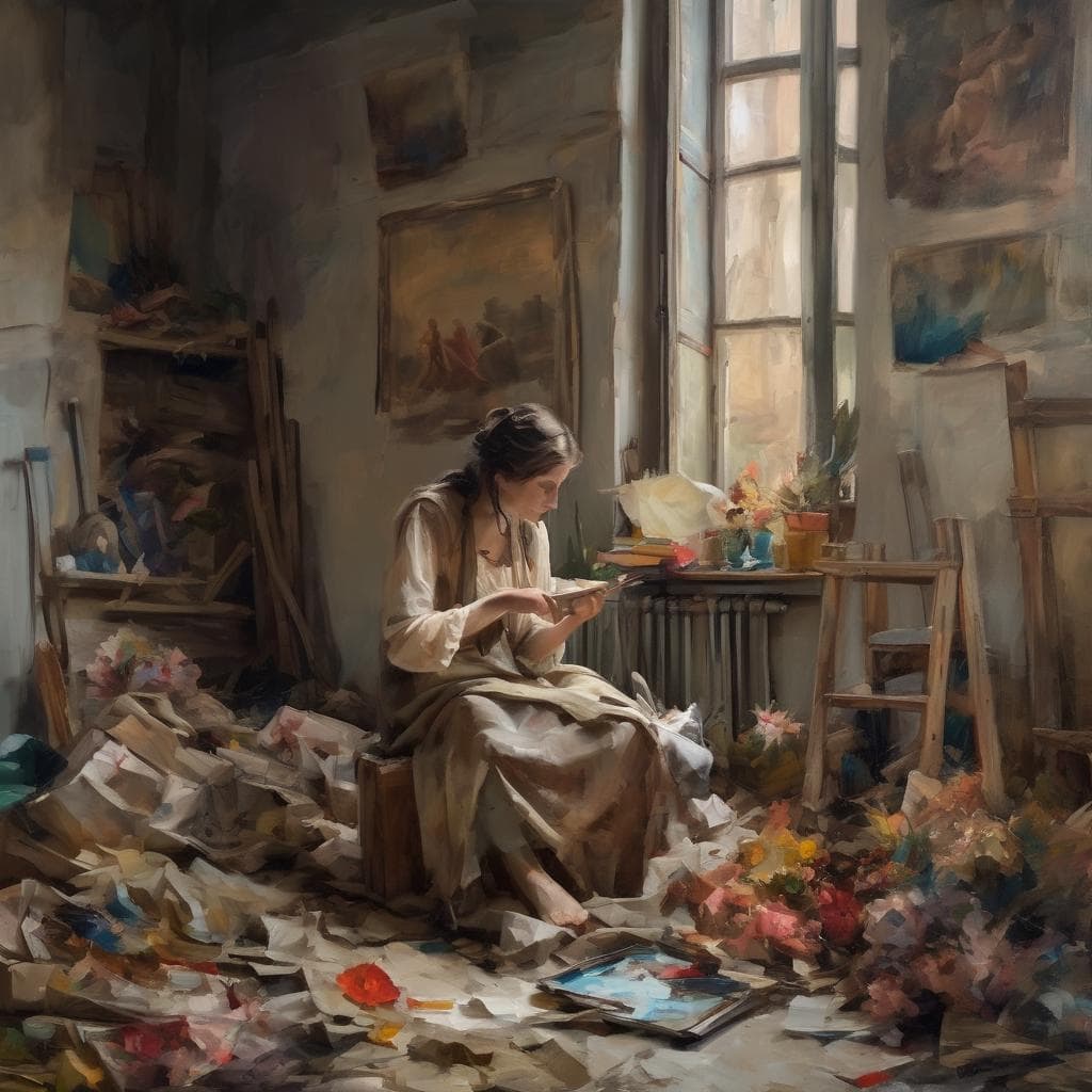 Ιμπρεσιονισμός, χρώμα και κίνηση στην τέχνη, ανοιξιάτικη ατμόσφαιρα.